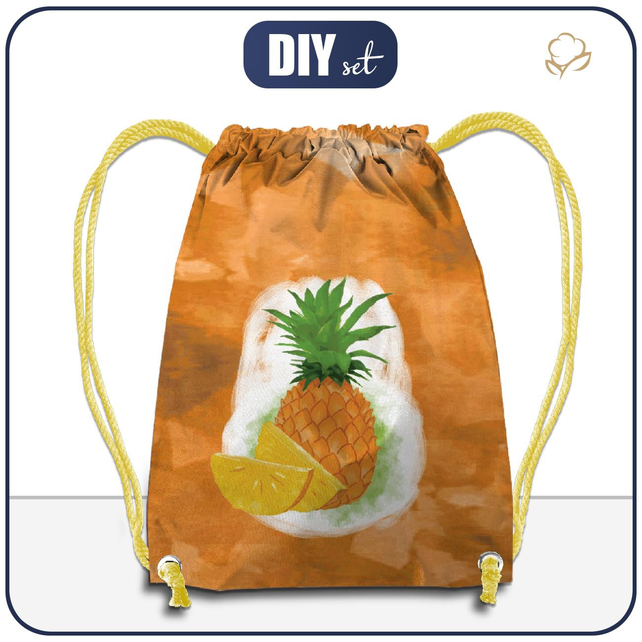 BATOH-PYTEL -  ANANAS / Velikost na výběr