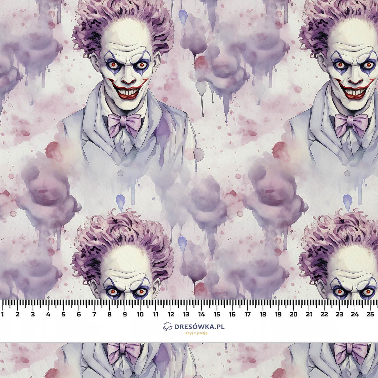 PASTEL HORROR CLOWN VZ. 1 - dzianina pętelkowa