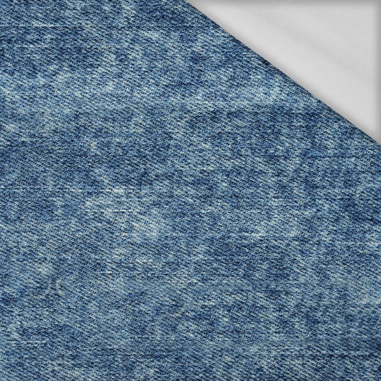 ROZŘEZANÝ JEANS (Atlantic Blue) - Thermo lycra