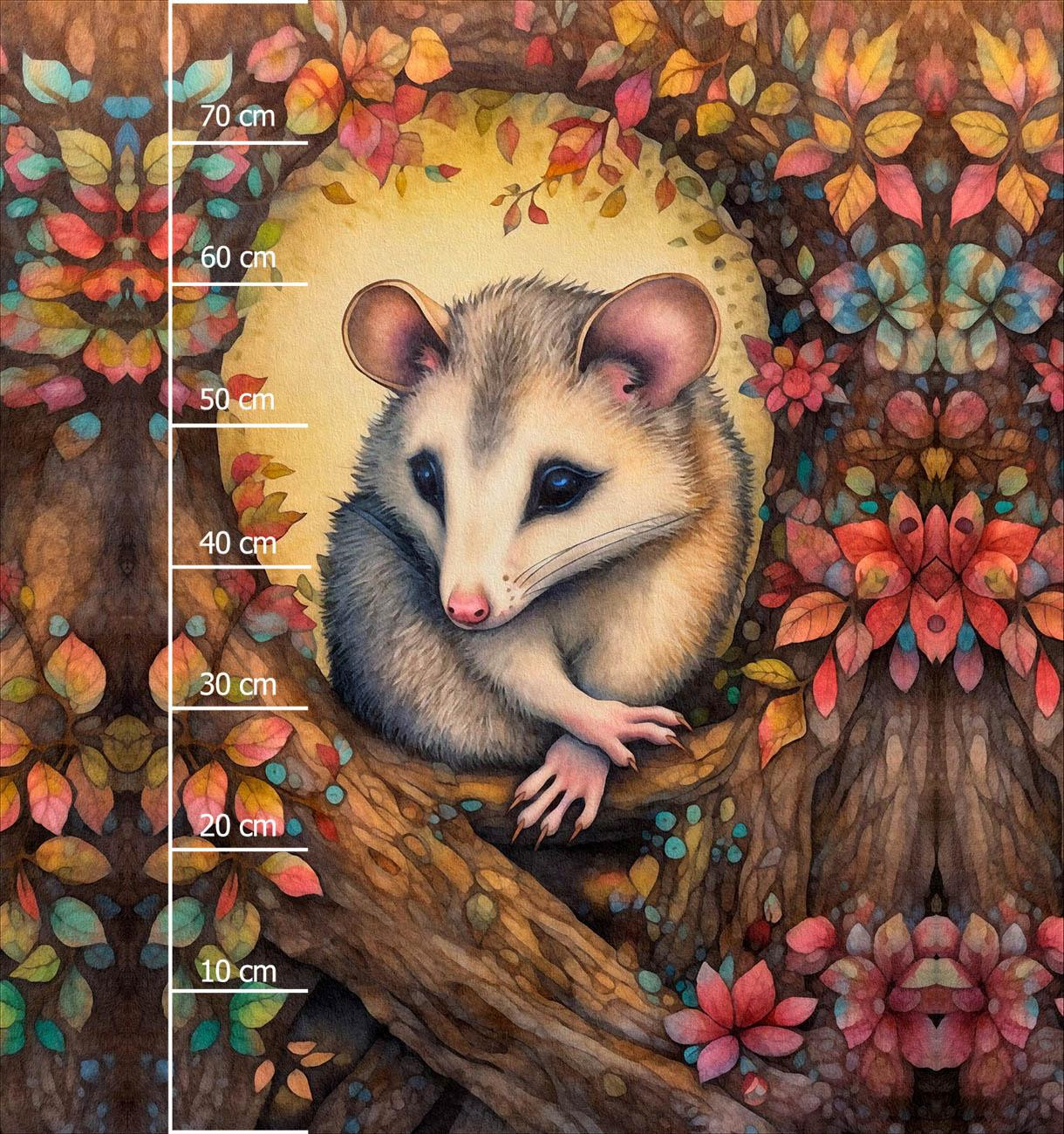 BOHO MOUSE - panel (75cm x 80cm) teplákovina