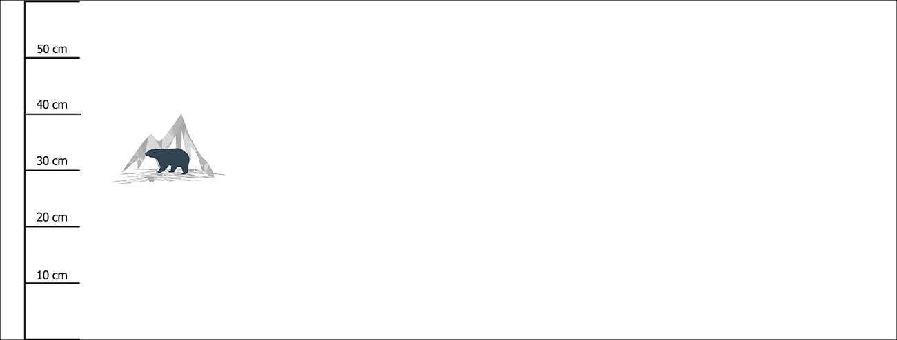 MEDVĚD (ADVENTURE) - PANORAMICKÝ PANEL (60 x 155cm)