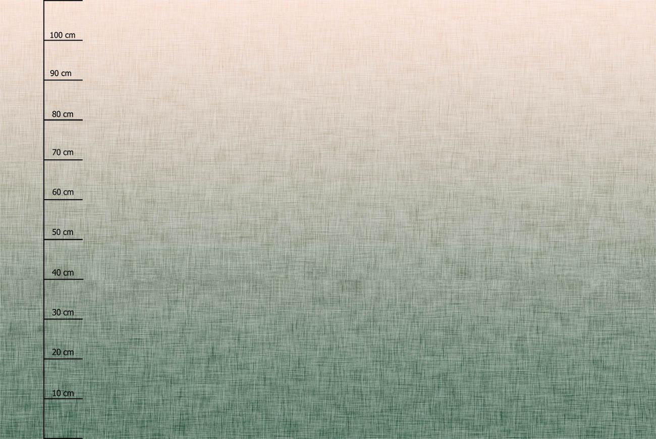 OMBRE / ACID WASH - zelený (světlé růžový) - PANORAMICKÝ PANEL (110cm x 165cm)