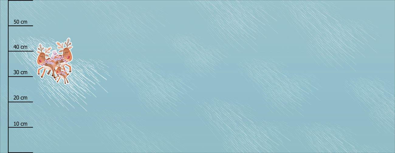 RODINA SOBŮ (VÁNOČNÍ SOBI) - PANORAMICKÝ PANEL (60 x 155cm)