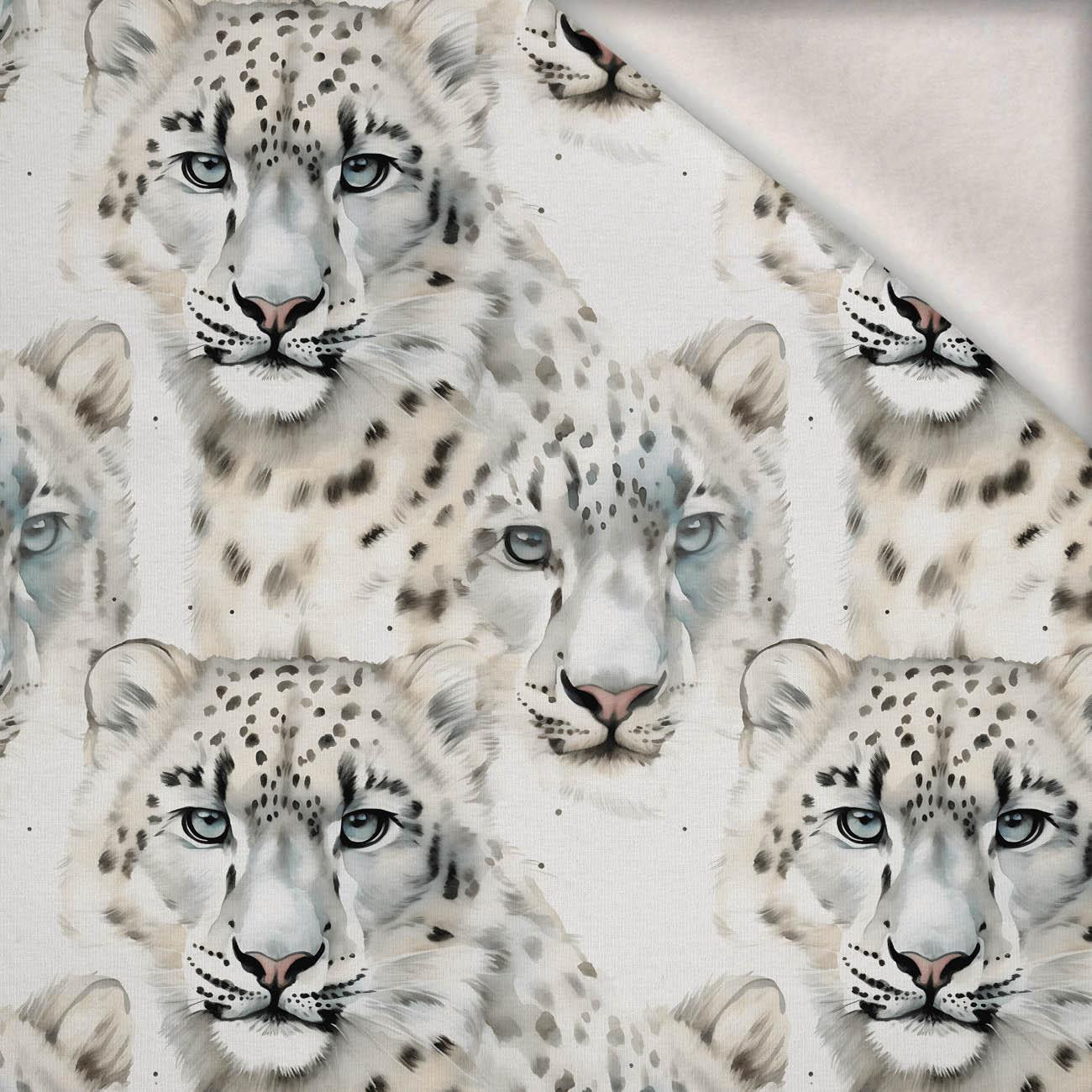 SNOW LEOPARD VZ. 1 - teplákovina počesaná s elastanem ITY