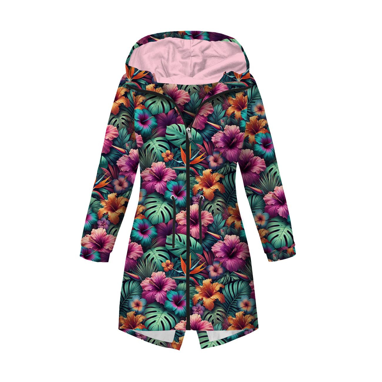 DÁMSKÁ BUNDA PARKA (ANNA) - FLOWERS WZ.35 - softshell