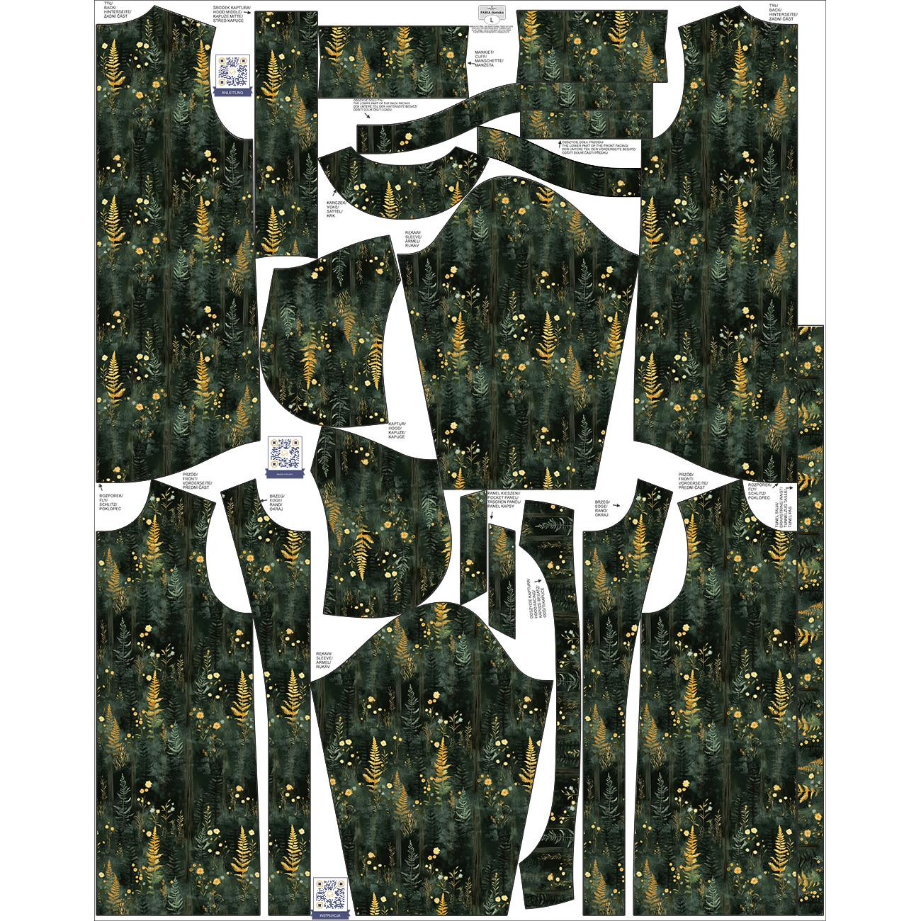 DÁMSKÁ BUNDA PARKA (ANNA) - FOREST WZ.5 - softshell