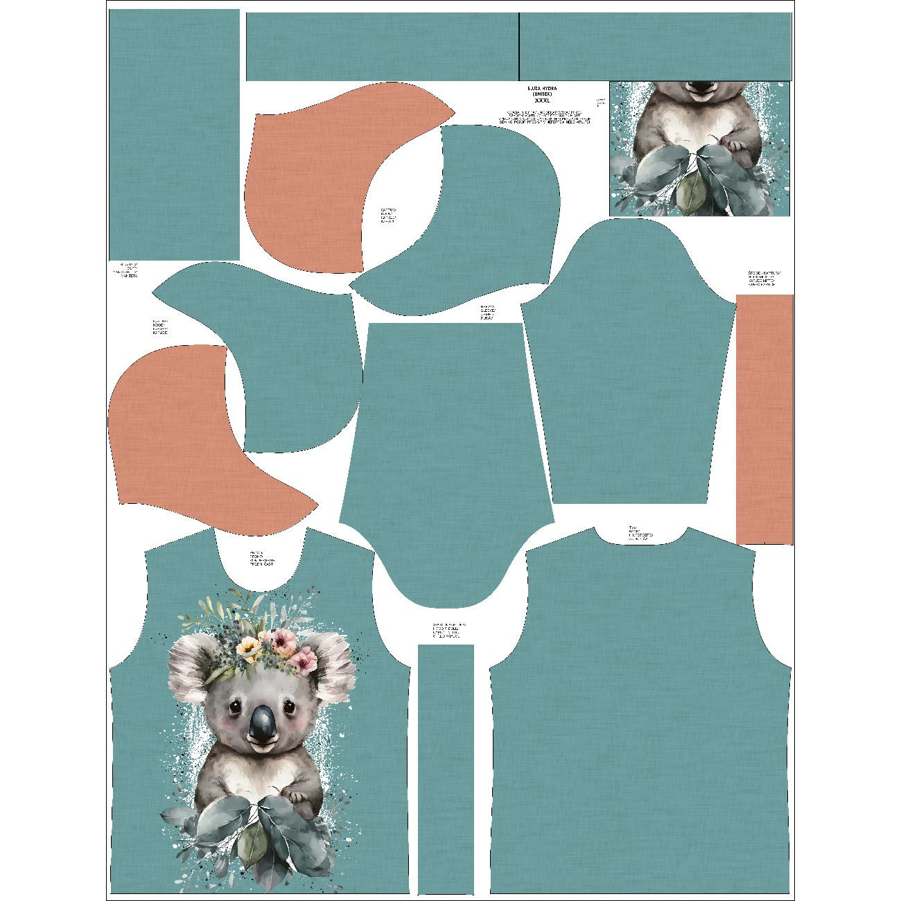 UNISEX HYDROFOBNÍ MIKINA UNISEX - BABY KOALA - Sada šití