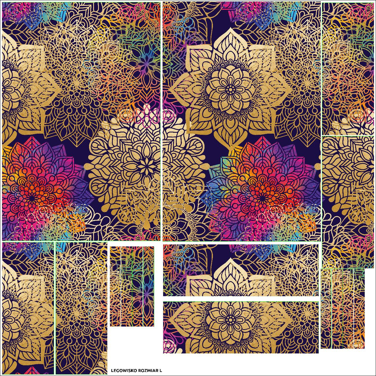 ZVÍŘECÍ POSTEL - MANDALA vz. 2 - sada siti