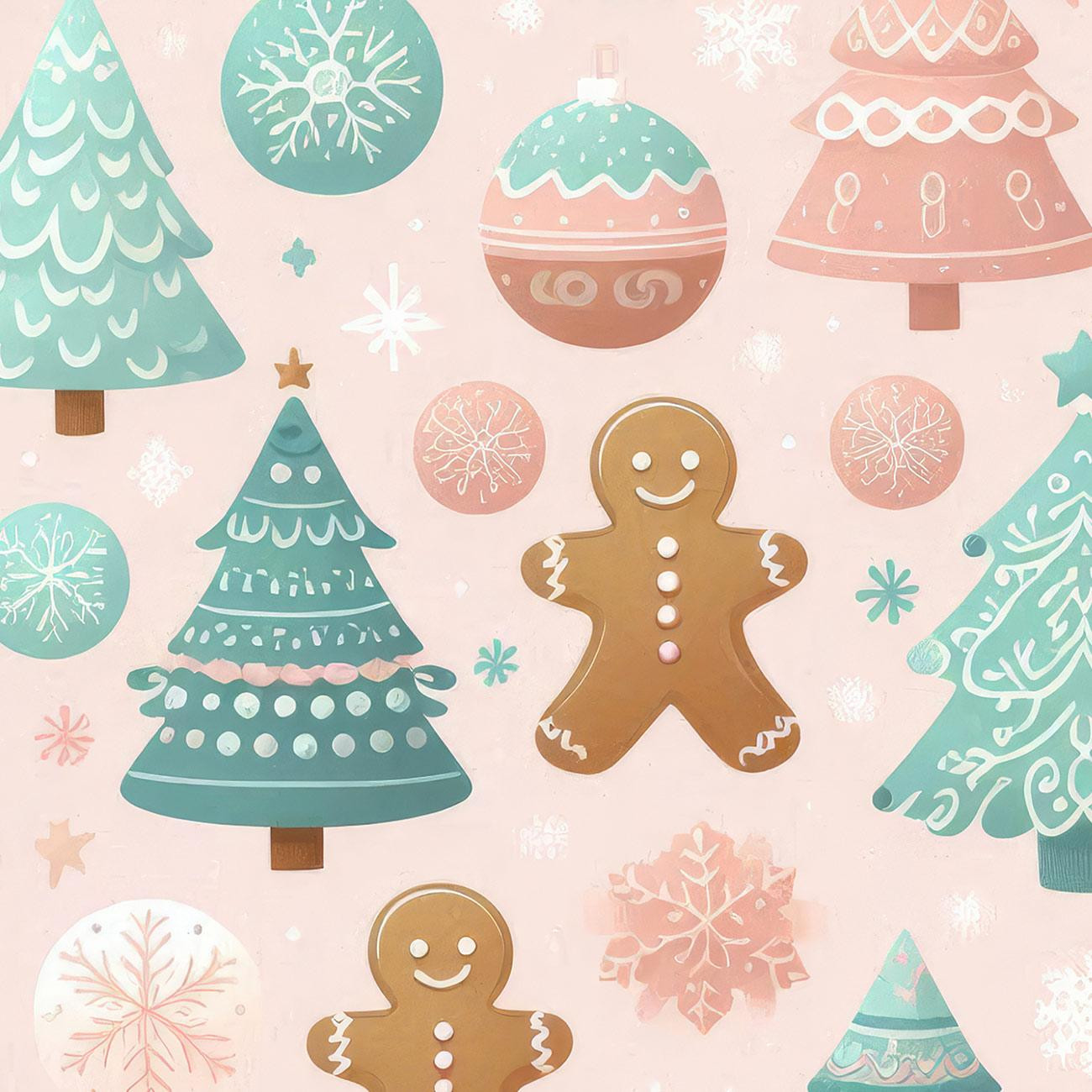 Pastel Christmas wz. 1