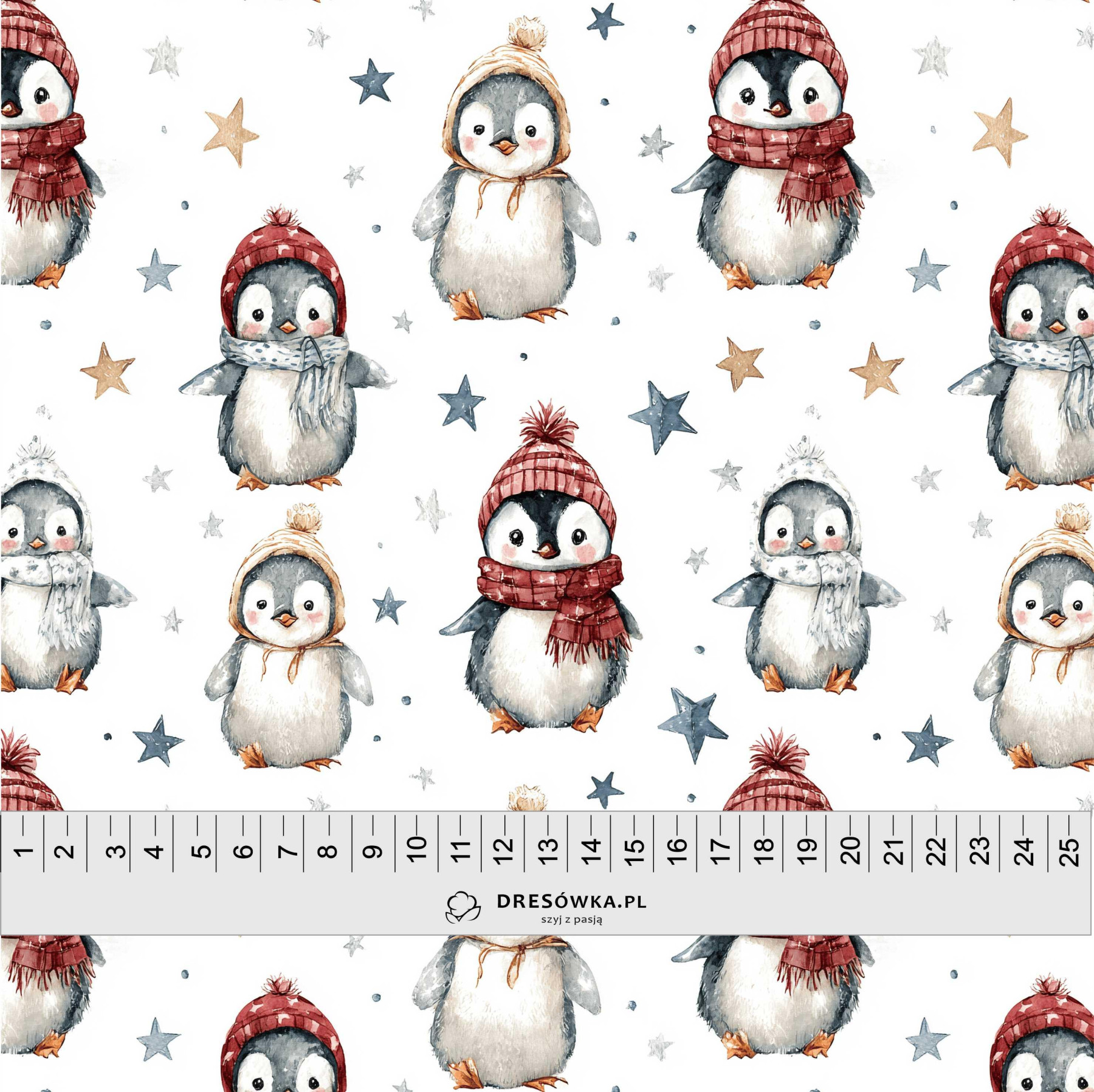 WINTER ANIMALS WZ.4 - Jersey wiskozowy