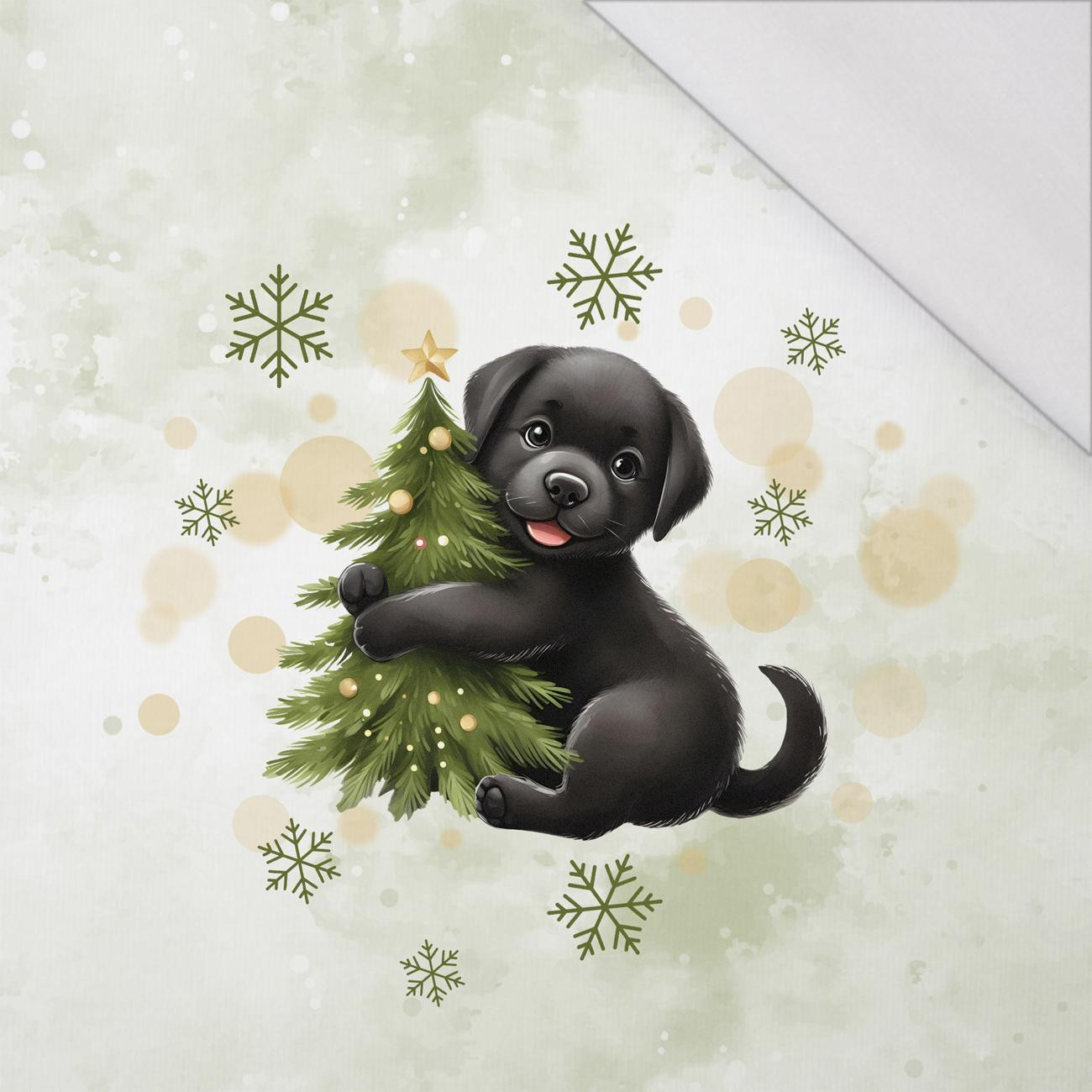 WINTER ANIMALS wz.10 - panel (60cm x 50cm) SINGLE JERSEY