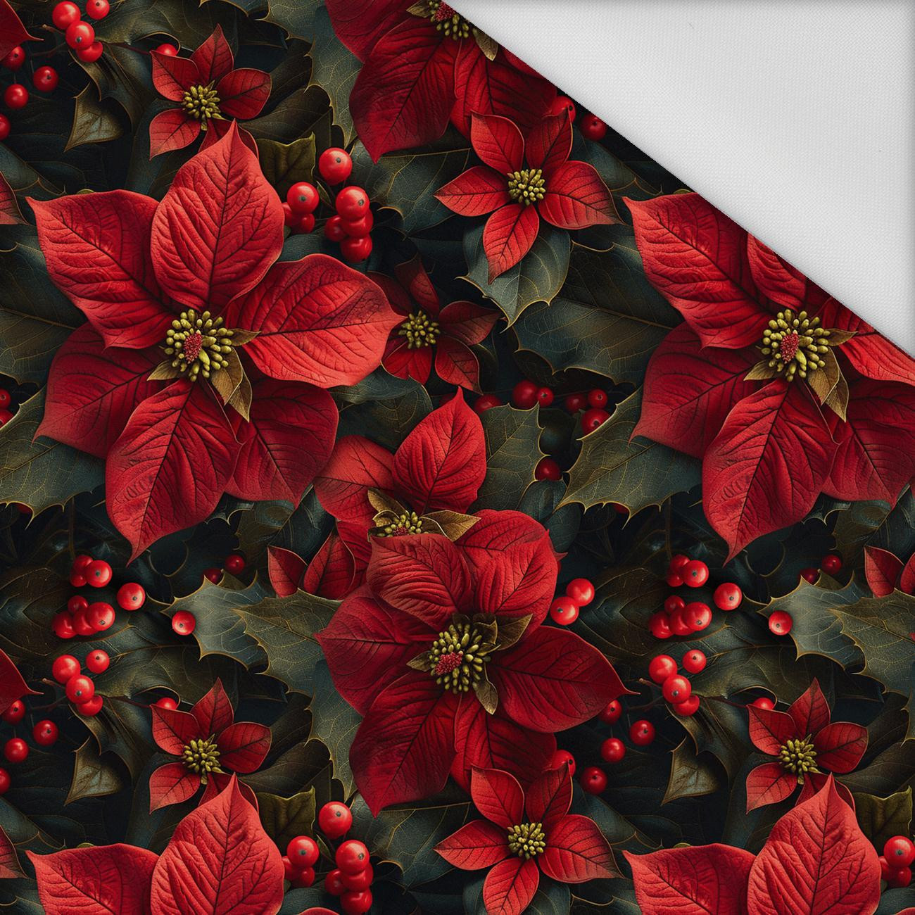 WINTER FLOWERS WZ.18 - tkanina wodoodporna