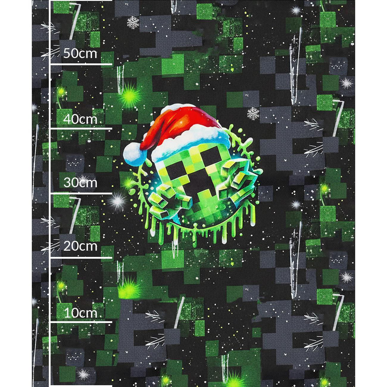 WINTER PIXEL wz.2 - panel (60cm x 50cm) teplákovina s elastanem ITY