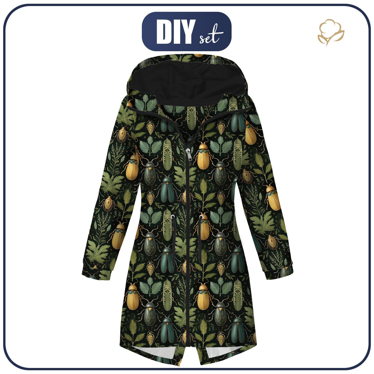 DÁMSKÁ BUNDA PARKA (ANNA) - Botanical wz.1 - softshell