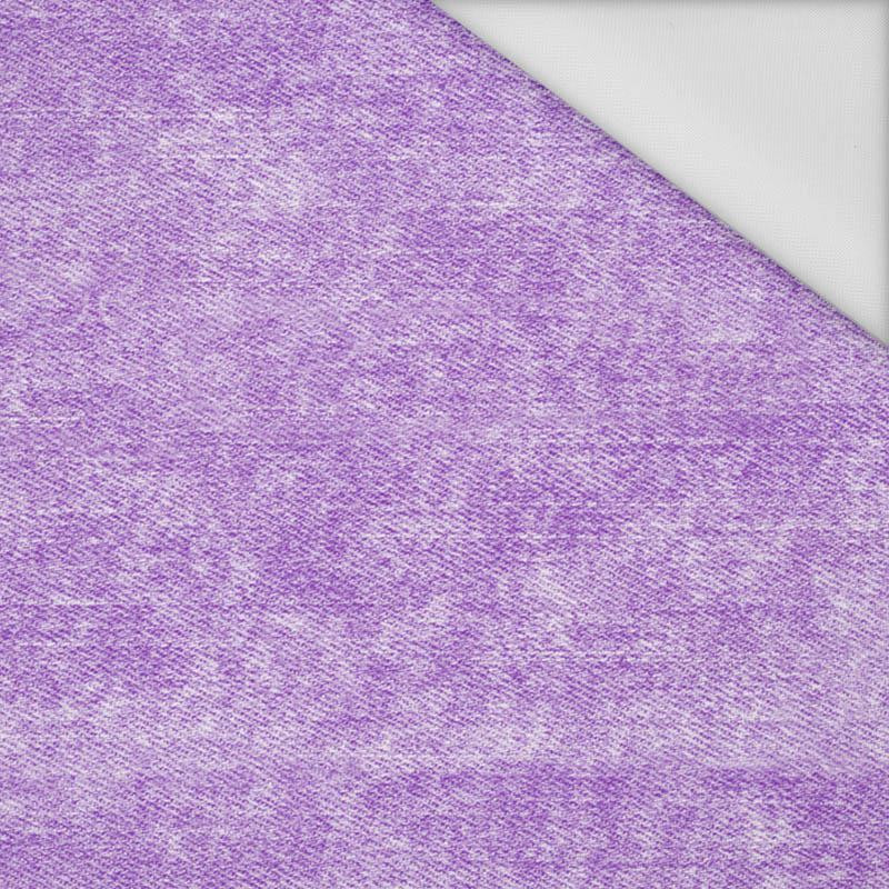ROZŘEZANÝ JEANS (fialový) - tkanina voděodolná