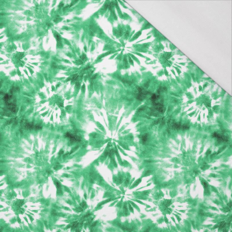 BATIK vz. 1 / zelený - organický úplet single jersey s elastanem BATIK vz. 1 / zelený - organický úplet single jersey s elastanem