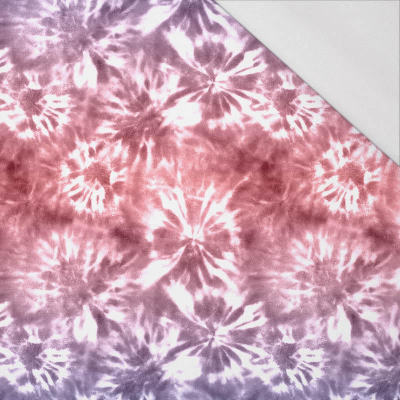 BATIK vz. 1 / fialově růžový - organický úplet single jersey s elastanem BATIK vz. 1 / fialově růžový - organický úplet single jersey s elastanem