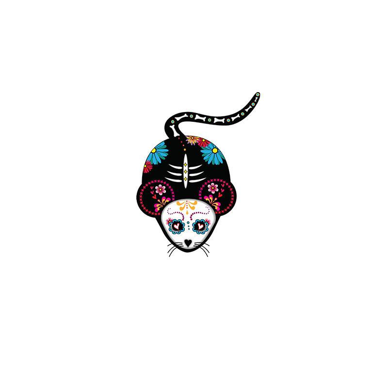 MYŠ SARA (DIA DE LOS MUERTOS)  - panel 50cm x 60cm