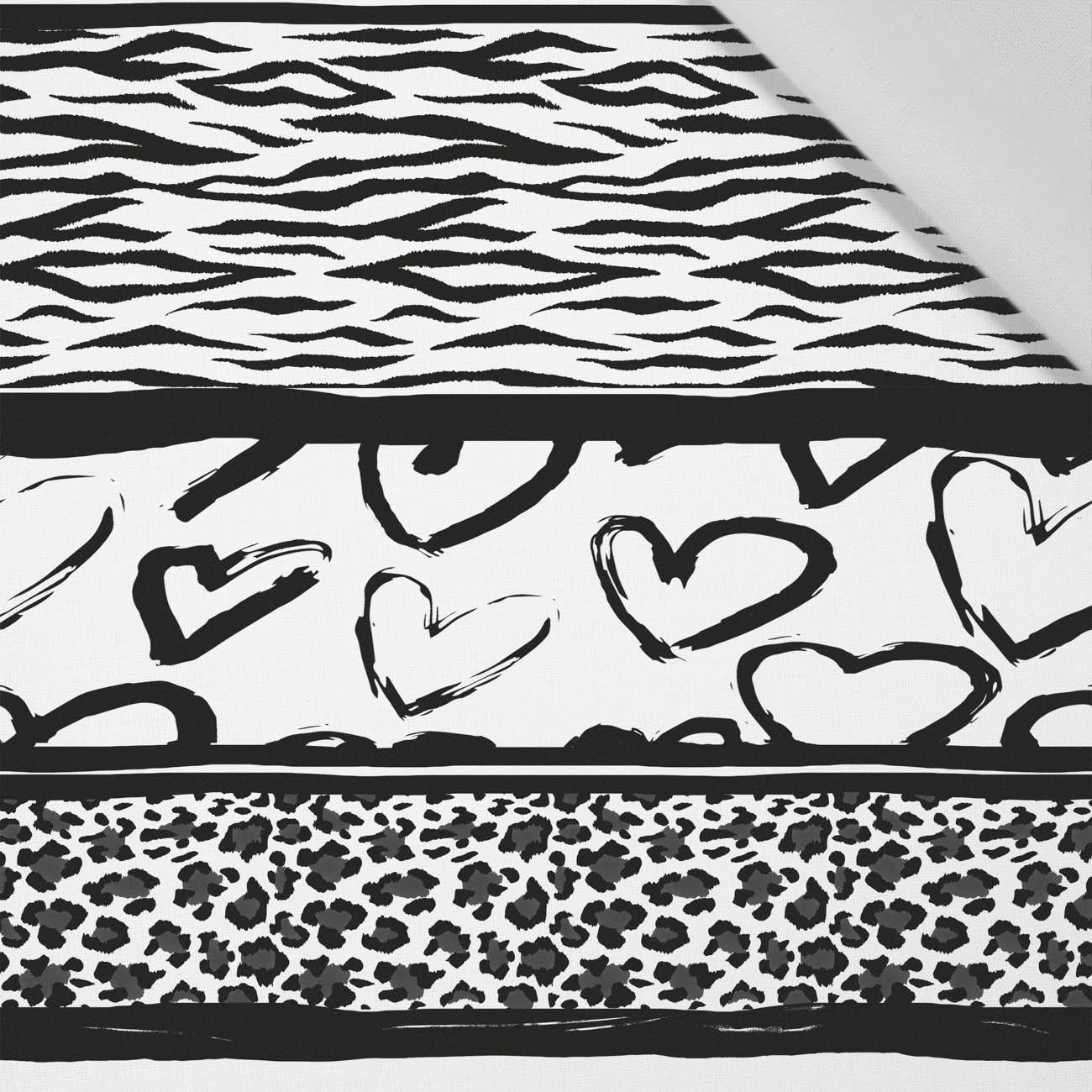ANIMAL HEARTS - tkanina bawełniana ANIMAL HEARTS - tkanina bawełniana