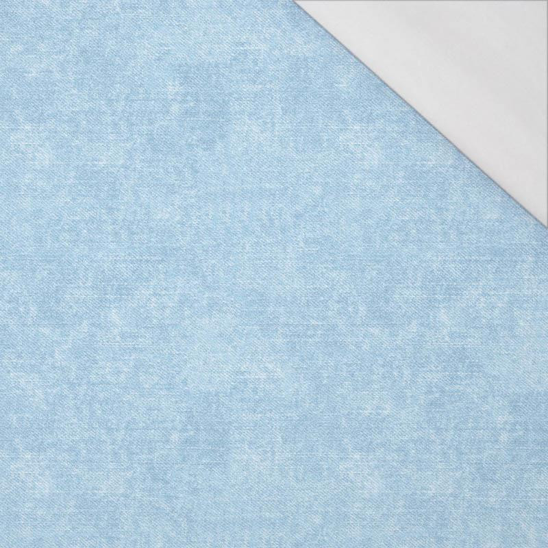 ACID WASH / AZUROVÝ - organický úplet single jersey s elastanem ACID WASH / AZUROVÝ - organický úplet single jersey s elastanem