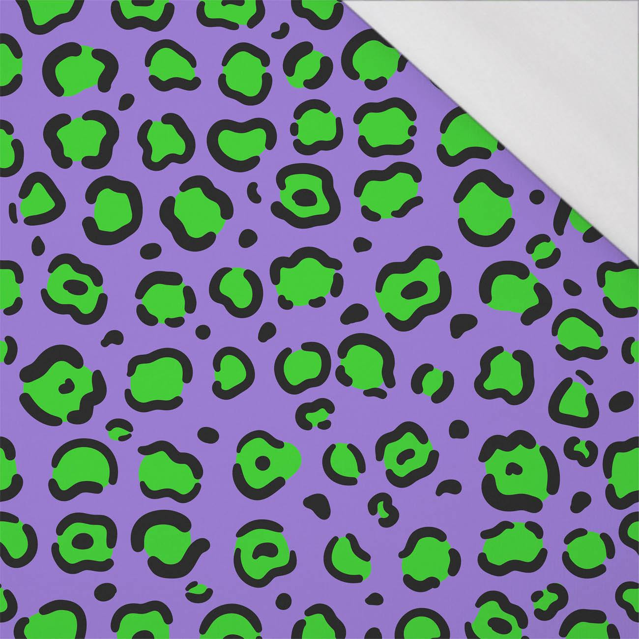 NEON LEOPARD vz. 1 - organický úplet single jersey s elastanem NEON LEOPARD vz. 1 - organický úplet single jersey s elastanem