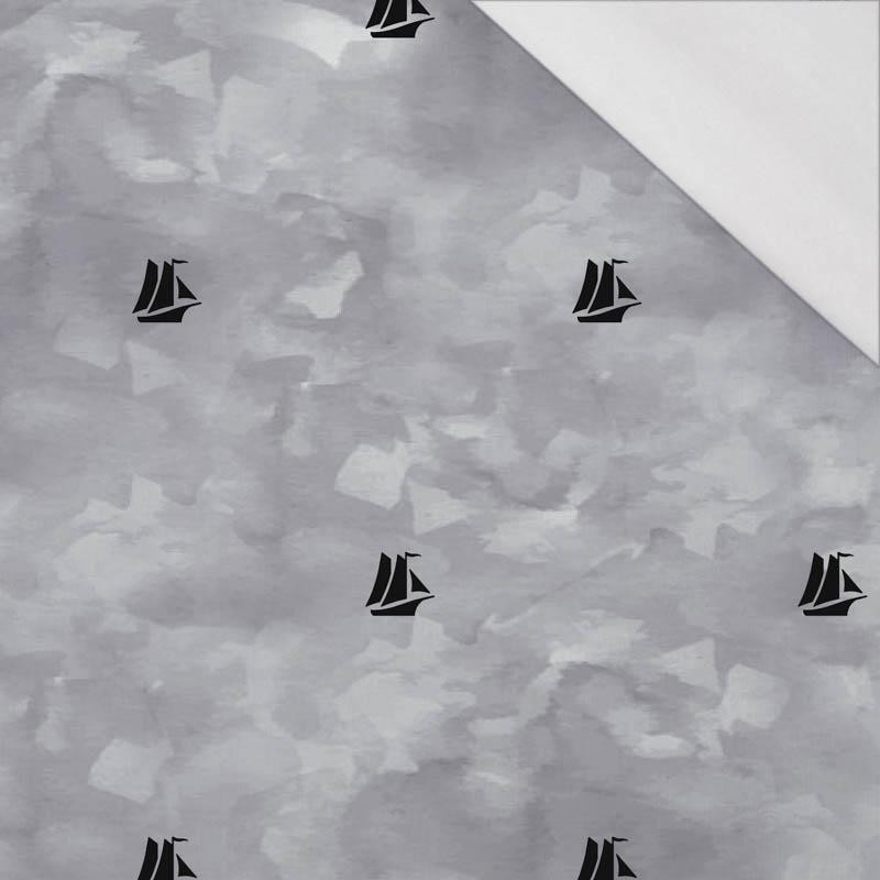 PLACHETNICE (minimal) / KAMUFLÁŽ vz. 2 (šedý) - organický úplet single jersey s elastanem PLACHETNICE (minimal) / KAMUFLÁŽ vz. 2 (šedý) - organický úplet single jersey s elastanem