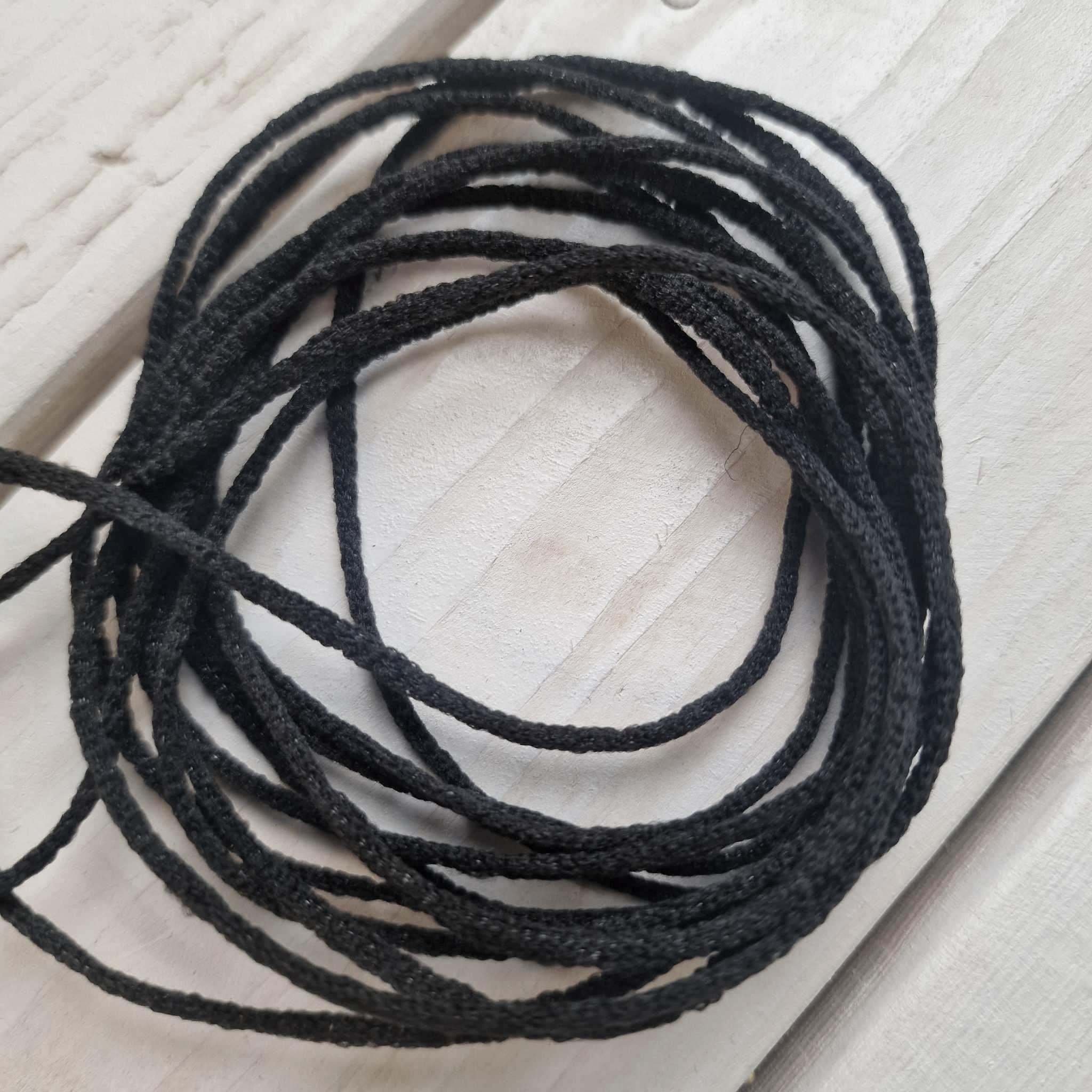 Guma okrągła 3mm - CZARNA