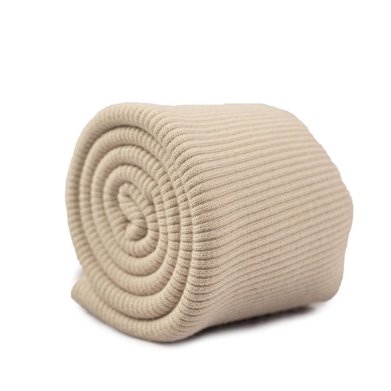 D-55 light beige - náplet žebrovaný teplákovina SD