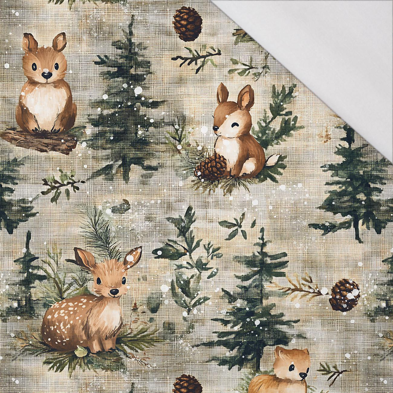 WINTER ANIMALS WZ.3 - single jersey  WINTER ANIMALS WZ.3 - single jersey