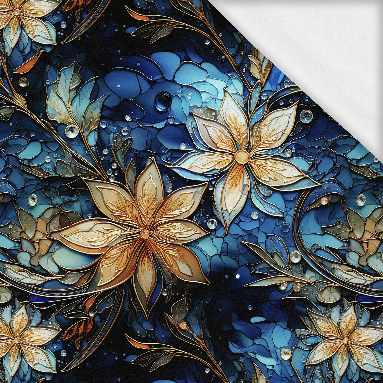 WINTER FLOWERS WZ.4- single jersey s elastanem ITY WINTER FLOWERS WZ.4- single jersey s elastanem ITY