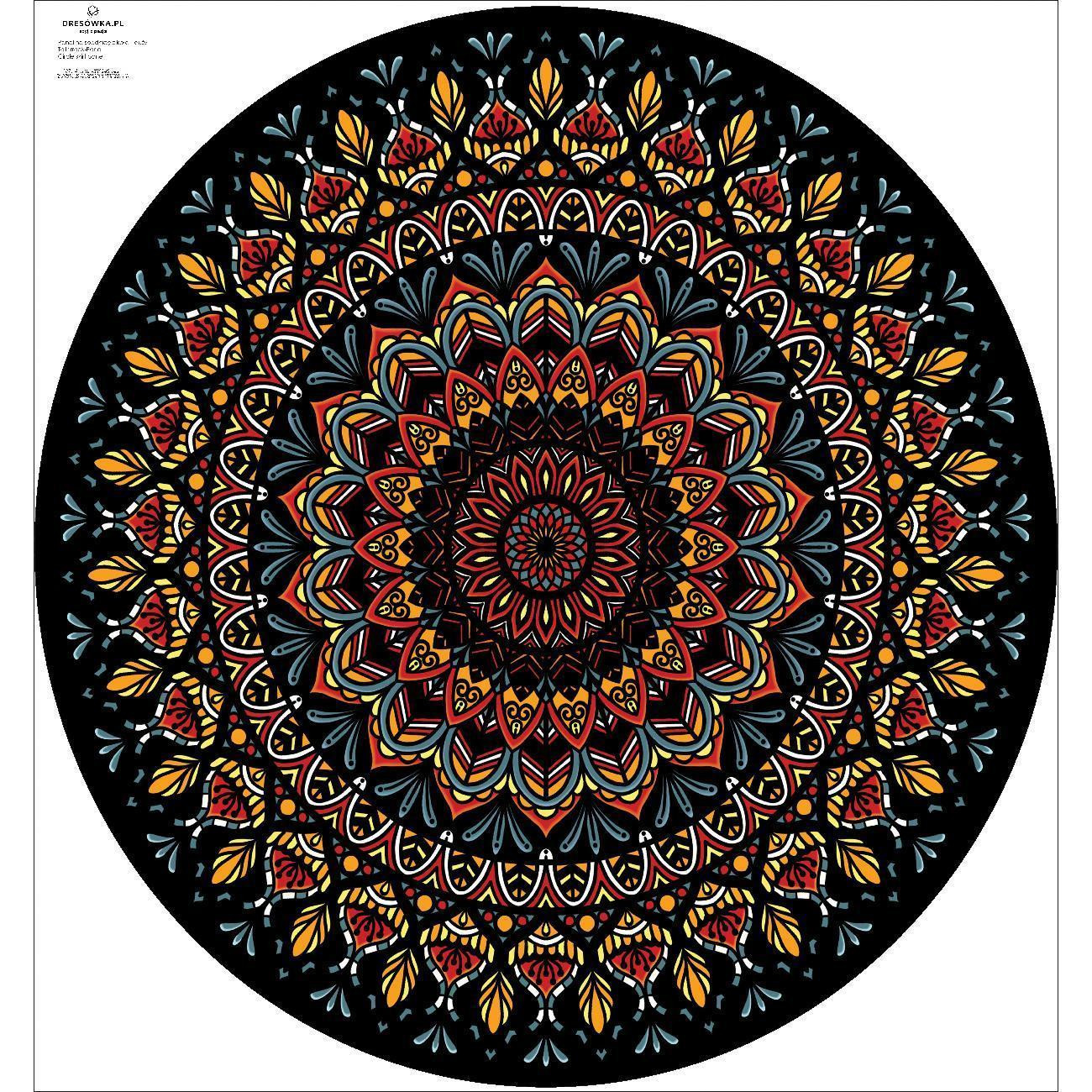 AFRICAN MANDALA - panel pro kruhovou sukni D
