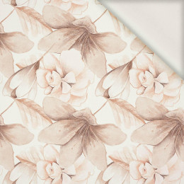 RETRO FLOWERS vz. 1 - tkanina wiskozowa