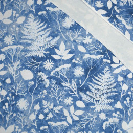 BÍLÉ KAPRADÍ (CLASSIC BLUE) - organický úplet single jersey s elastanem 