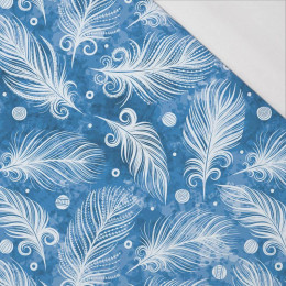 BÍLÁ PÍRKA (CLASSIC BLUE) - organický úplet single jersey s elastanem 