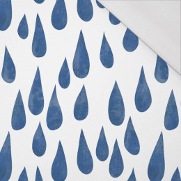 VELKÉ TEČKY (CLASSIC BLUE) - organický úplet single jersey s elastanem 