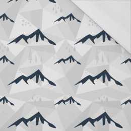 HORY (adventure) / šedivý - organický úplet single jersey s elastanem TE210