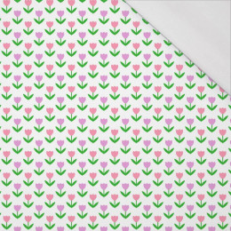 MALÉ TULIPÁNY - organický úplet single jersey s elastanem 