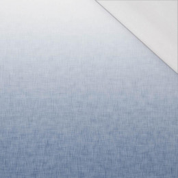 OMBRE / ACID WASH - niebieski (biały) - panel, single jersey 120g