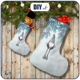 Sada vánočních ponožek - Skřítek (ZIMA VE MĚSTĚ)
