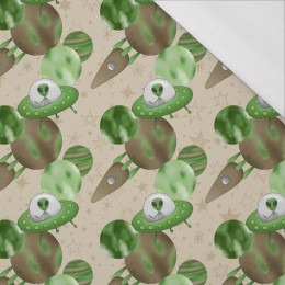 UFO A PLANETY (OBLAST 51) - organický úplet single jersey s elastanem 