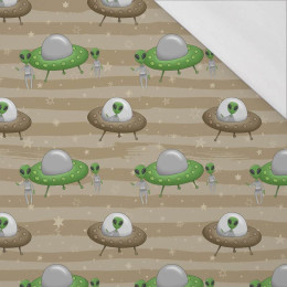 UFO / PRUHY (OBLAST 51) - organický úplet single jersey s elastanem 