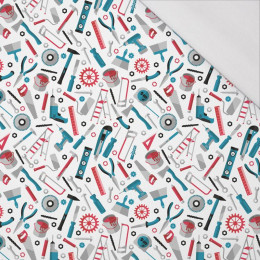 DÍLNA / bílý - organický úplet single jersey s elastanem 