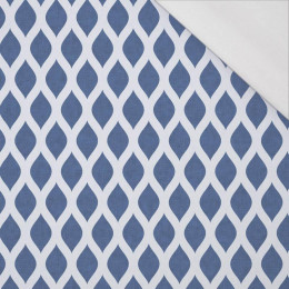 BÍLÉ ŘETĚZY (CLASSIC BLUE) - organický úplet single jersey s elastanem 
