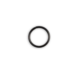 Kovový kroužek 25 mm - černý