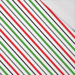 ŠIKMÉ BAREVNÉ PÁSY - organický úplet single jersey s elastanem 
