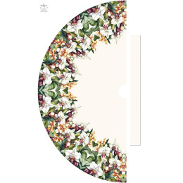 EXOTIC ORCHIDS vz. 2 - panel kalhot "MAXI" - Viskózový jersey