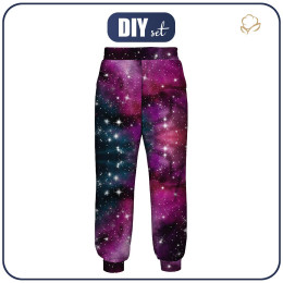 Dámské joggery (NOEMI) - Akvarelová galaxie Vz. 8 - Sada šití
