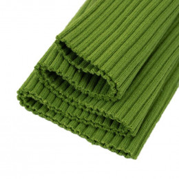 KALE / zelená - hrubý náplet svetrový