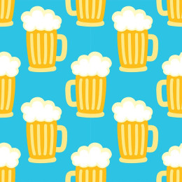 OKTOBERFEST PIVO / tyrkysový - single jersey TE210