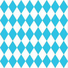 OKTOBERFEST KOSOČTVERCE / tyrkysový - single jersey TE210